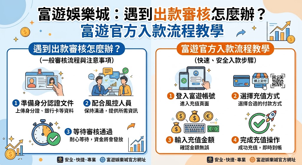 富遊娛樂城：遇到出款審核怎麼辦？富遊官方入款流程教學
